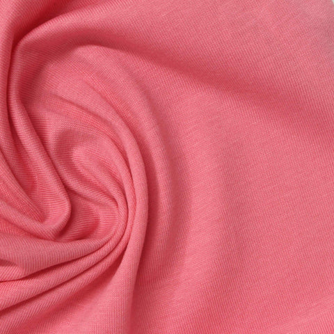 100% Cotton Jersey Knit Fabric, 160 gsm, 170 cm — Pink