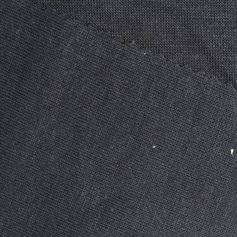 Polyester Viscose Scuba Knit Fabric, 220 gsm, 175 cm — Navy