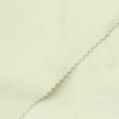 Cotton Polyester Stretch Velvet Fabric, 318 gsm, 150 cm — Khaki