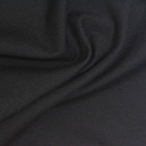 Black Ponte Knit, Viscose-Nylon
