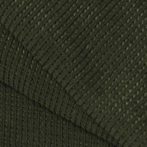 Polyester Stretch Rib Knit Fabric, 300 gsm, 155 cm — Green