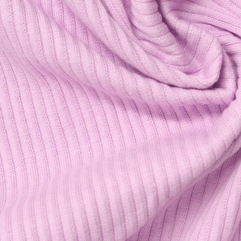 Rib Knit Fabric, 260 gsm, 110 cm — Pink