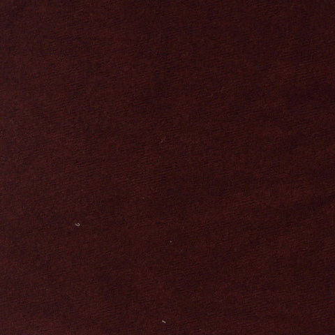 Brushed Acrylic Viscose Stretch French Terry Fabric, 270 gsm, 165 cm — Brown