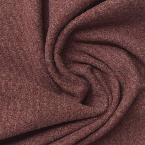 Brown Textured-Marl Rib Knit, Polyester