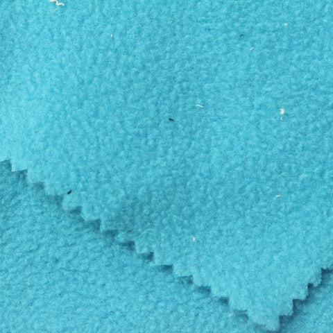 100% Polyester Fleece Fabric, 200 gsm, 165 cm — Blue