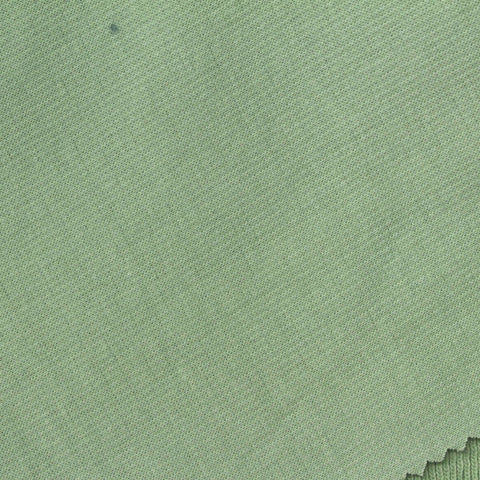 Cotton Polyester Rib Knit Fabric, 325 gsm, 156 cm — Green