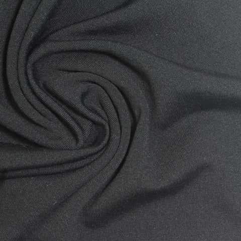 Brushed Polyester Stretch Milk Silk Knit Fabric, 120 gsm, 160 cm — Grey, ref EF-265836