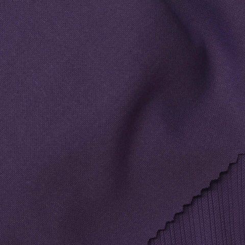 Polyester Stretch Rib Knit Fabric, 280 gsm, 165 cm — Purple