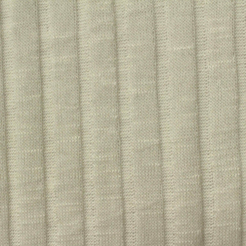 Viscose Polyester Stretch Rib Knit Fabric, 167 gsm, 160 cm — Beige