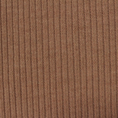 100% Polyester Rib Knit Fabric, 365 gsm, 160 cm — Khaki