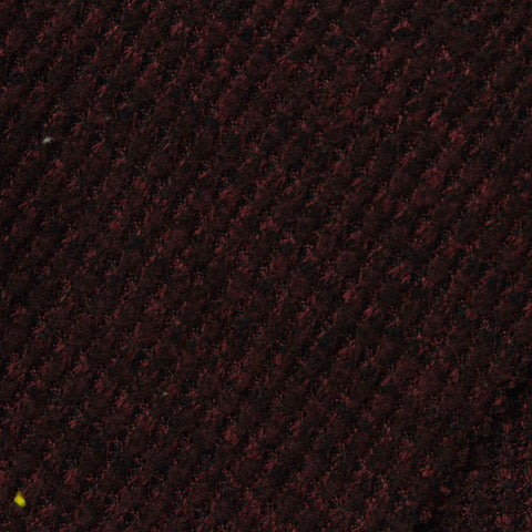 Dark Red Marl Waffle Knit, Polyester