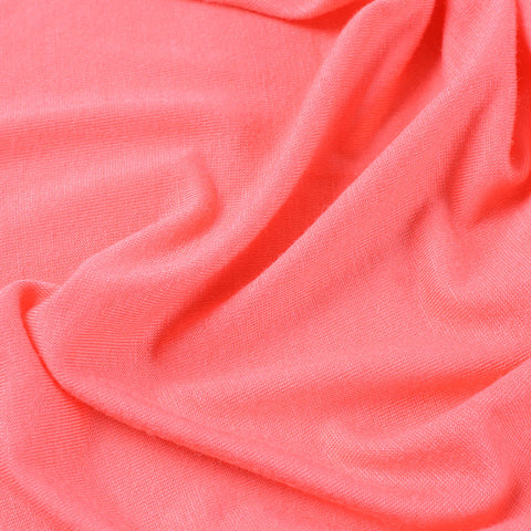 Viscose Stretch Jersey Knit Fabric, 140 gsm, 160 cm — Red, ref EF-3870