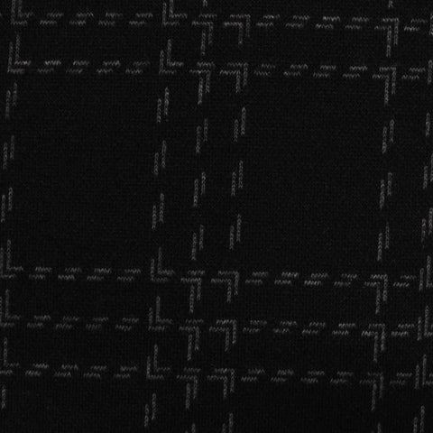 Dark Grey Geometric Jacquard