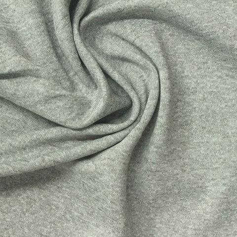 Grey Marl Jersey Knit, Polyester, 280 gsm