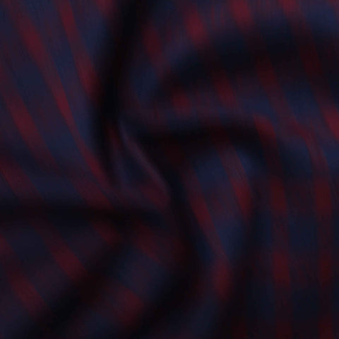 Dark Blue Check Jacquard, Polyester