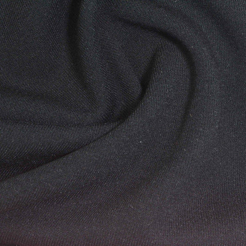 Polyester Viscose Scuba Knit Fabric, 280 gsm, 175 cm — Grey