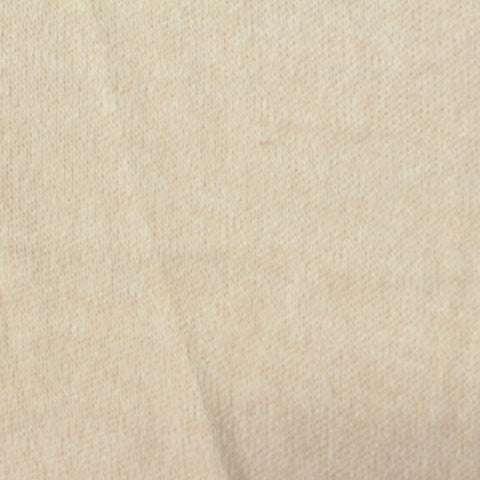 Viscose Polyester Stretch Chunky Knit Fabric, 164 gsm, 160 cm — Beige