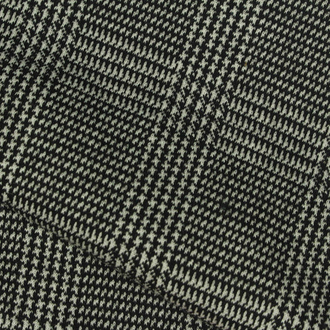 Black Houndstooth Jacquard, Poly-Viscose, 300 gsm, 165 cm