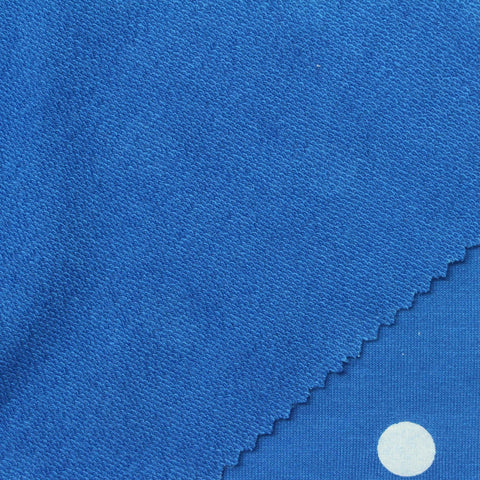 White Dots French Terry, Poly-Viscose, 240 gsm