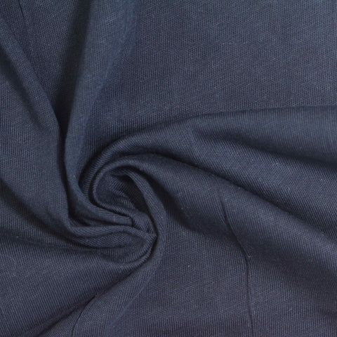 100% Cotton Jersey Knit Fabric, 159 gsm, 156 cm — Navy