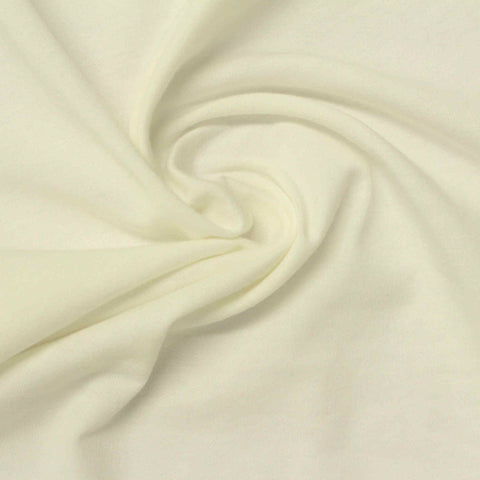 Cream Jersey Knit, Poly-Viscose