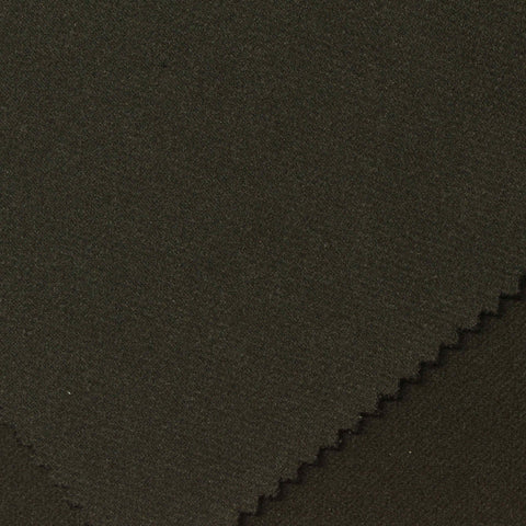 Polyester Viscose Stretch Knit Fabric, 420 gsm, 160 cm — Brown