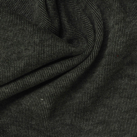 Dark Grey Marl Knit, Polyester, 230 gsm, 185 cm