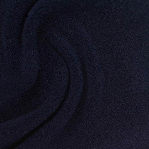 Polyester Stretch Fleece Fabric, 230 gsm, 152 cm — Navy, ref EF-270843