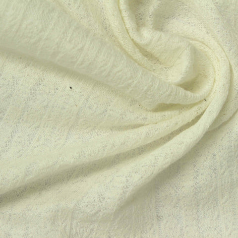 Yellow Vertical-Stripe Jacquard, Cotton-Poly
