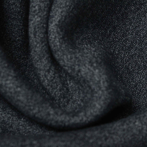 Dark Grey Marl Fleece, Poly-Viscose