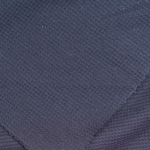 Polyester Cotton Knit Fabric, 180 gsm, 180 cm — Navy