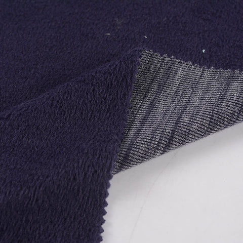 Chunky Knit Fabric, 272 gsm, 158 cm — Navy