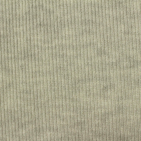 Light Grey Heather Rib Knit, Poly-Viscose
