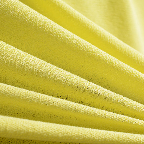 Light Yellow-Green Marl Chunky Knit, Polyester