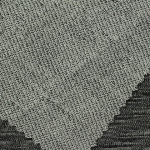 Dark Grey Marl French Terry, Polyester, 230 gsm, 174 cm