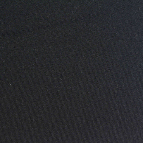 Nylon Stretch Jersey Knit Fabric, 290 gsm, 170 cm — Black