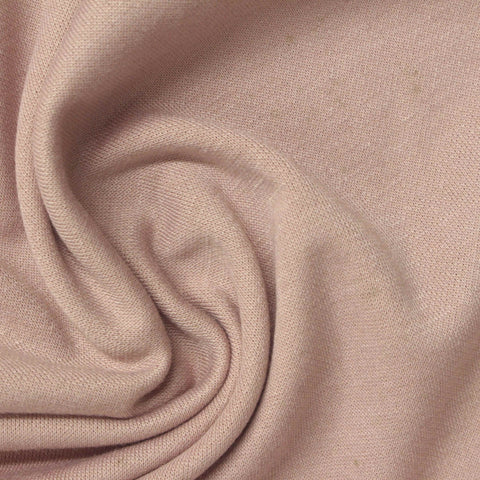 Polyester Viscose Stretch Piqué Knit Fabric, 260 gsm, 160 cm — Beige