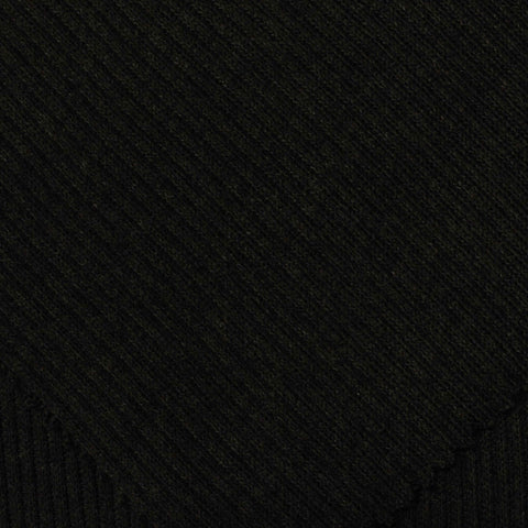 Black Rib Knit, Polyester
