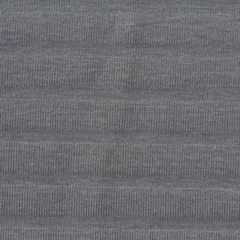 Grey Ribbed Rib Knit, Polyester