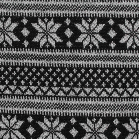 Black Geometric Jacquard, Polyester, 314 gsm