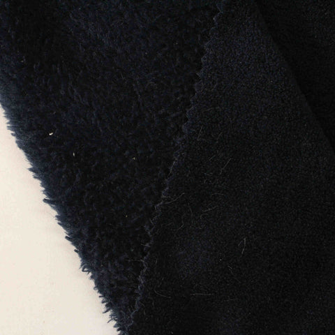 100% Polyester Fleece Fabric, 201 gsm, 155 cm — Navy