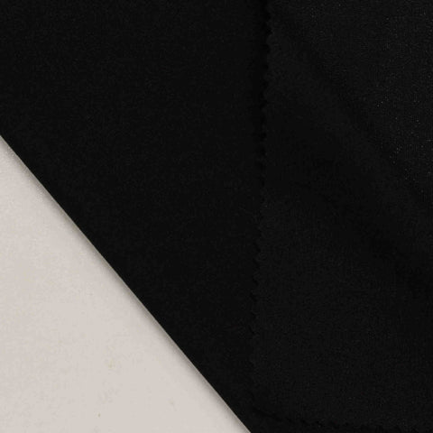 100% Polyester Jersey Knit Fabric, 150 gsm, 150 cm — Black