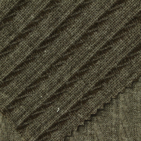 Olive Tone-on-Tone Diamond Jacquard