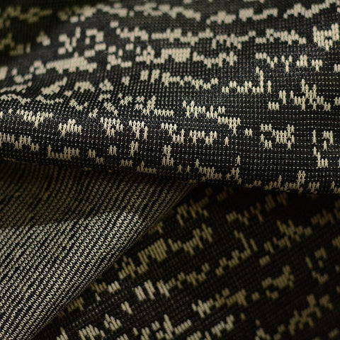 Black Flecks Jacquard, Polyester, 280 gsm, 172 cm