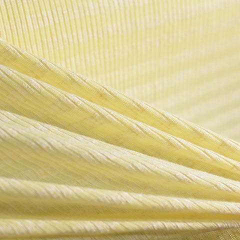 Polyester Viscose Rib Knit Fabric, 130 gsm, 165 cm — Beige