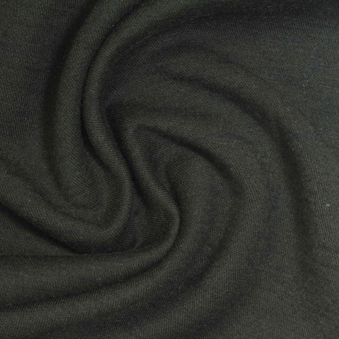 Polyester Viscose Stretch Scuba Knit Fabric, 340 gsm, 178 cm — Green
