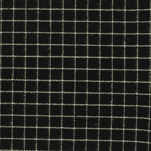 White Check Woven, Cotton-Poly