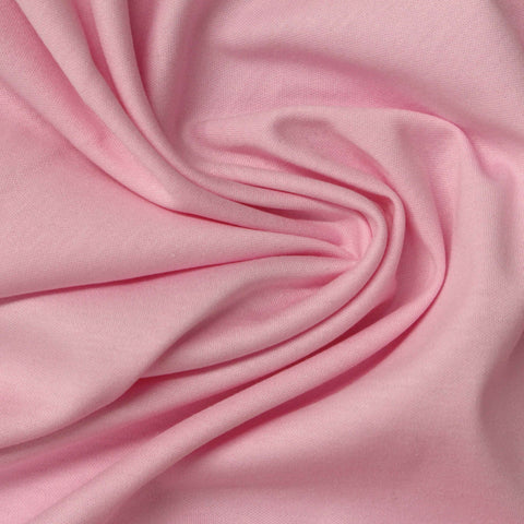 100% Cotton Interlock Knit Fabric, 170 gsm, 160 cm — Pink