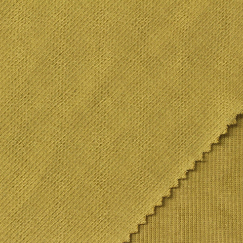Mustard Rib Knit, Cotton