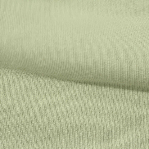 100% Cotton French Terry Fabric, 445 gsm, 165 cm — Green